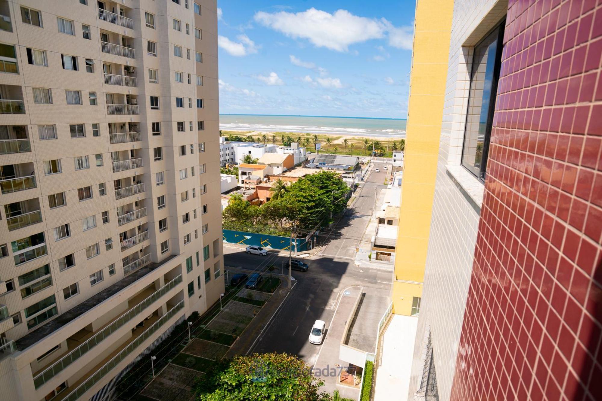 Elegante Apartamento Com Vista Mar Em Atalaia Aracaju Bagian luar foto